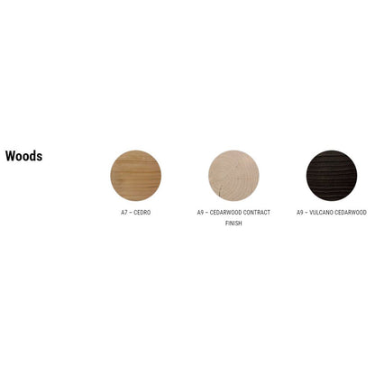 MOLLETTA - Cedarwood bench (Dimension - L190 x P45 x H43)