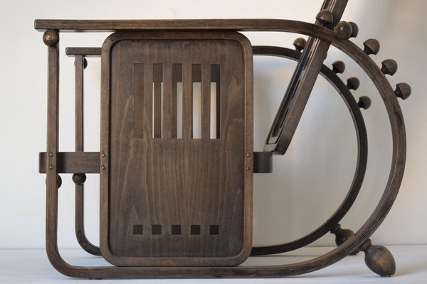 Wooden Armchair in the Style of Josef Hoffmann Sitzmaschine-AOI-1106656