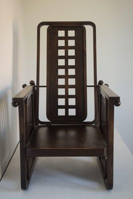 Wooden Armchair in the Style of Josef Hoffmann Sitzmaschine-AOI-1106656