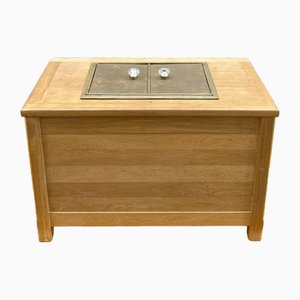 Wooden Bar Chest with Velvet Interior-UXO-2026960