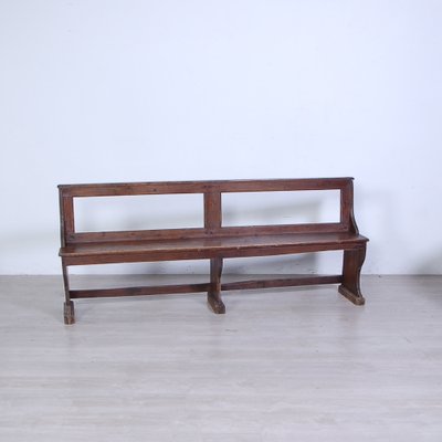 Wooden Bench, Italy, Early 20th Century-XSG-1735467