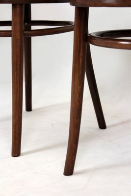 Wooden Bentwood Chairs, 1950s, Set of 4-WVS-1226588