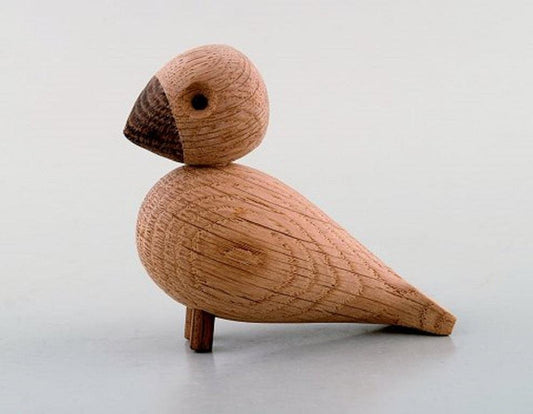 Wooden Birds by Kay Bojesen, Denmark, Set of 4