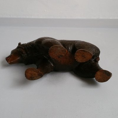 Wooden Black Forest Bear, 1930s-SJU-432117