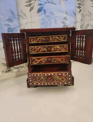 Wooden Casket Cabinet, 1970s-CAQ-2015993