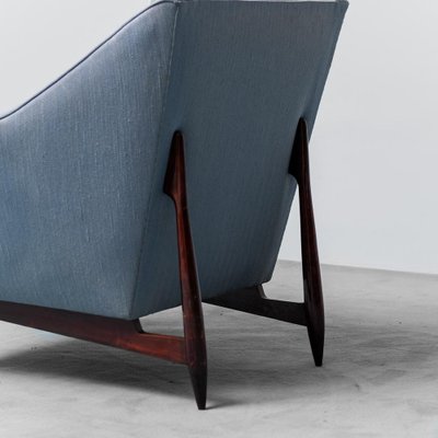 Wooden Chair in Fabric, 1970s-ZLY-1761546