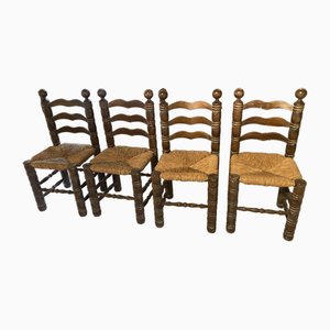 Wooden Chairs by Charles Dudouyt, Set of 2-TEP-1720314