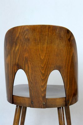 Wooden Chairs by Oswald Haerdtl for TON, 1950s, Set of 4-WVS-902616