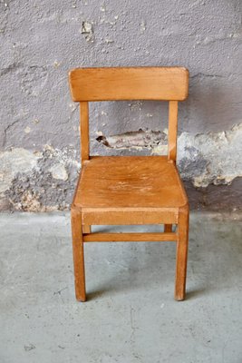 Wooden Children's Bistro Chair, 1950s-AIU-1763221