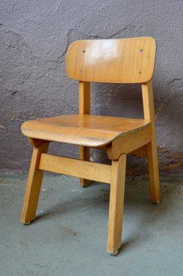 Wooden Childrens Chair, 1960s-AIU-625312