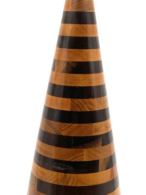 Wooden Cone Sculpture from Salmistraro Italy, 1970s-TXN-1420400