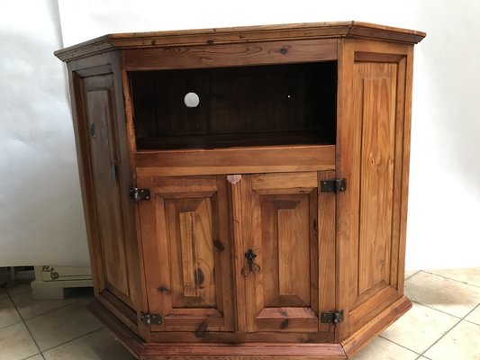 Wooden Corner Chest of Drawers 1970s-WQQ-1182661