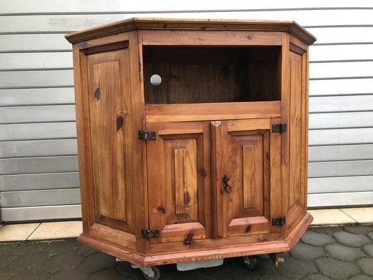 Wooden Corner Chest of Drawers 1970s-WQQ-1182661