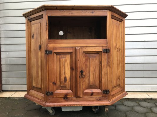 Wooden Corner Chest of Drawers 1970s-WQQ-1182661