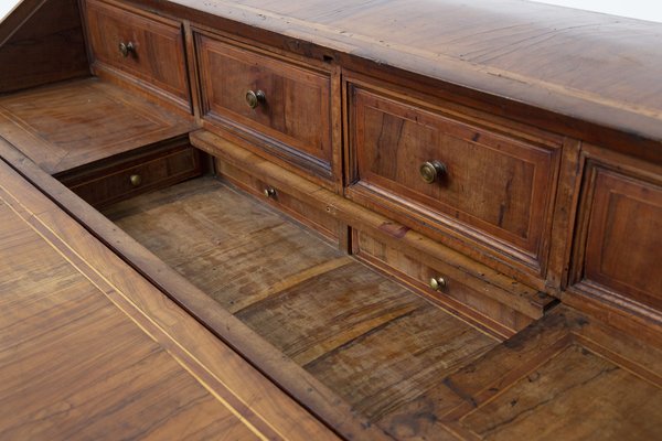 Wooden Desk with Drawers, 1890s-RCE-1407226