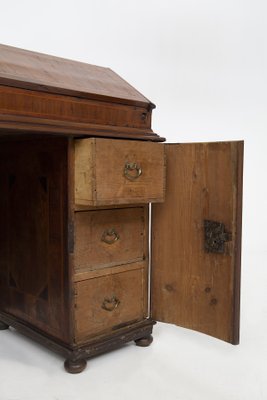 Wooden Desk with Drawers, 1890s-RCE-1407226