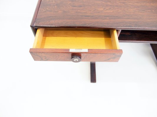 Wooden Desk with Storage Compartments by Gianfranco Frattini for Bernini, 1950s-ZYF-1399024