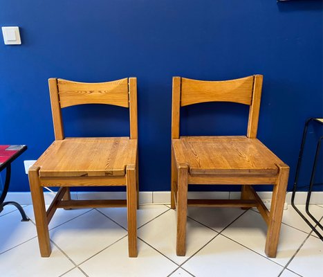 Wooden Dining Chairs in the Style of Chapo, Set of 4-TEP-1288703