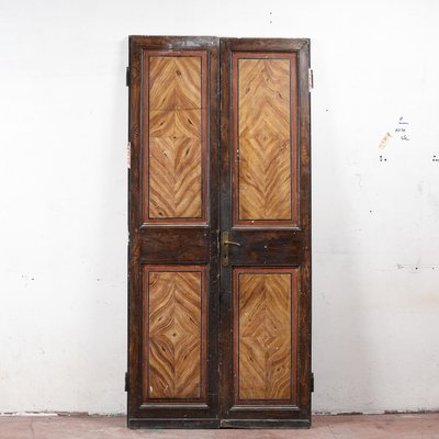 Wooden Door with Lacquered Front-RAQ-1768066