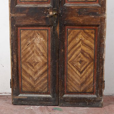 Wooden Door with Lacquered Front-RAQ-1768066