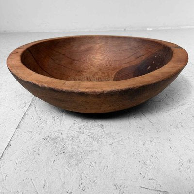 Wooden Dough Bowl, Japan, 1890s-DWL-1702569