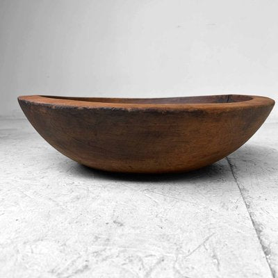 Wooden Dough Bowl, Japan, 1890s-DWL-1702569