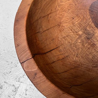 Wooden Dough Bowl, Japan, 1890s-DWL-1702569