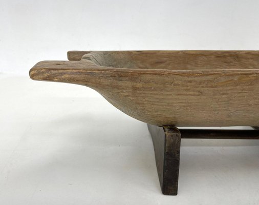 Wooden Dough Trough on Original Stand, 1890s-TZ-1388033