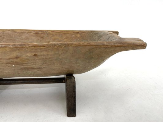 Wooden Dough Trough on Original Stand, 1890s-TZ-1388033