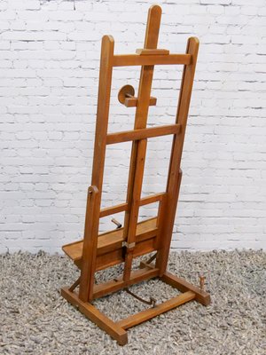 Wooden Easel, France, Early 20th Century-QFD-1062350