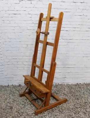 Wooden Easel, France, Early 20th Century-QFD-1062350