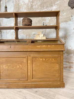 Wooden Effect Painted Hardware Cabinet, 1940s-UX-1729641