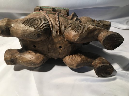 Wooden Elephant Sculpture-WQQ-868947