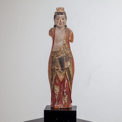 Wooden Figure of Kannon Guanyin, Japan, Early 19th Century-VEI-2021318