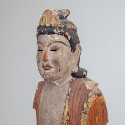 Wooden Figure of Kannon Guanyin, Japan, Early 19th Century-VEI-2021318