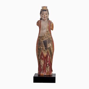 Wooden Figure of Kannon Guanyin, Japan, Early 19th Century-VEI-2021318