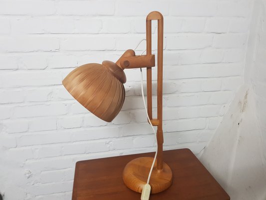 Wooden Floor Lamp by Hans Agne Jakobsson for Ab Ellysett Markaryd, 1960s-YFS-1378241