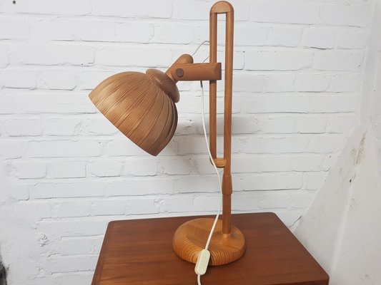 Wooden Floor Lamp by Hans Agne Jakobsson for Ab Ellysett Markaryd, 1960s-YFS-1378241