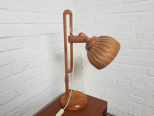 Wooden Floor Lamp by Hans Agne Jakobsson for Ab Ellysett Markaryd, 1960s-YFS-1378241