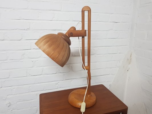 Wooden Floor Lamp by Hans Agne Jakobsson for Ab Ellysett Markaryd, 1960s-YFS-1378241