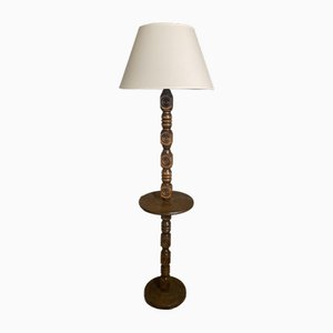 Wooden Floor Lamp from Charles Dudouyt-TEP-1720312