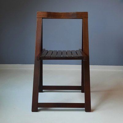 Wooden Folding Chair by Aldo Jacober for Alberto Bazzani, 1970s-SJU-1154976