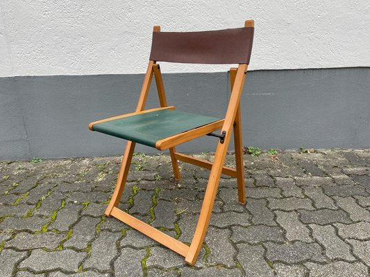 Wooden Folding Chairs by Foppapedretti, Italy, 1980s, Set of 3-RDS-1147902