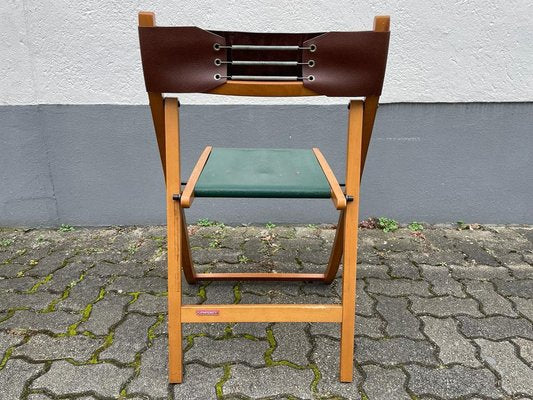 Wooden Folding Chairs by Foppapedretti, Italy, 1980s, Set of 3-RDS-1147902