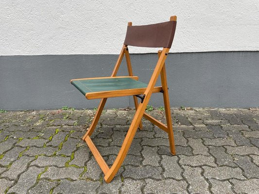 Wooden Folding Chairs by Foppapedretti, Italy, 1980s, Set of 3-RDS-1147902