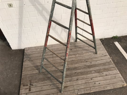 Wooden Folding Ladder, 1920s-EXJ-864152