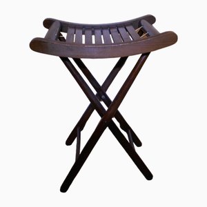 Wooden Folding Stool, 1980s-RDN-1723009