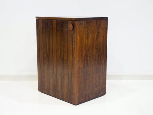 Wooden Free-Standing Dry Bar with Flip-Up Top, 1960s-ZYF-1398921