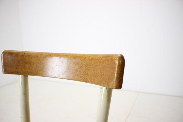 Wooden Height Adjustable Chair, Czechoslovakia, 1920s-TZ-1166605