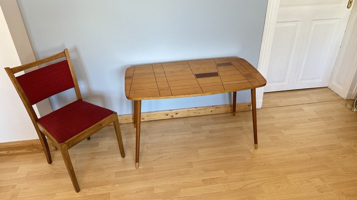 Wooden Inlay Coffee Table, 1960s-IRY-2033697